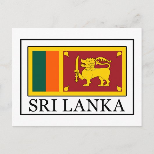 Sri Lanka Briefkaart (Voorkant)