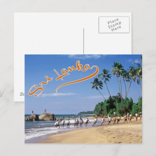 Sri Lanka Briefkaart (Voorkant / Achterkant)