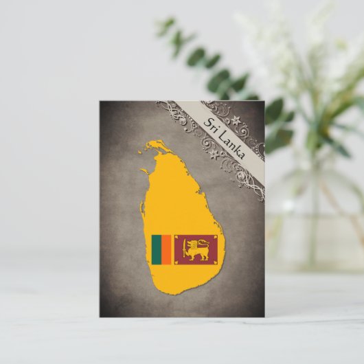 Sri Lanka Briefkaart (Staand voorkant)