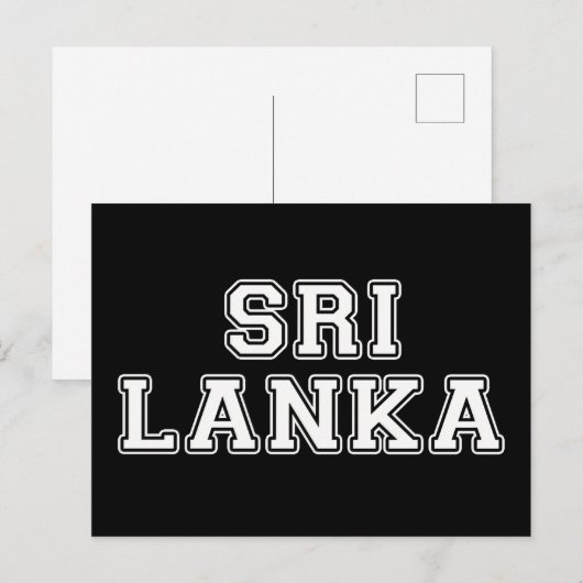 Sri Lanka Briefkaart (Voorkant / Achterkant)