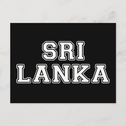 Sri Lanka Briefkaart (Voorkant)
