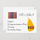 Sri Lanka Briefkaart (Voorkant / Achterkant)