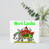 Sri Lanka Briefkaart (Staand voorkant)