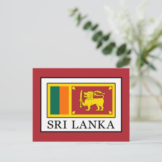 Sri Lanka Briefkaart (Staand voorkant)