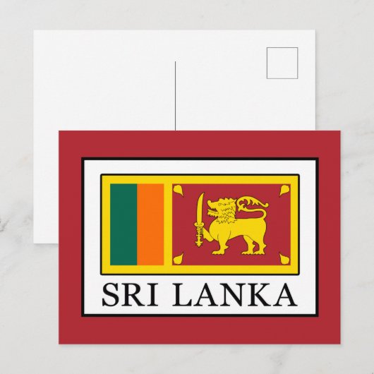 Sri Lanka Briefkaart (Voorkant / Achterkant)