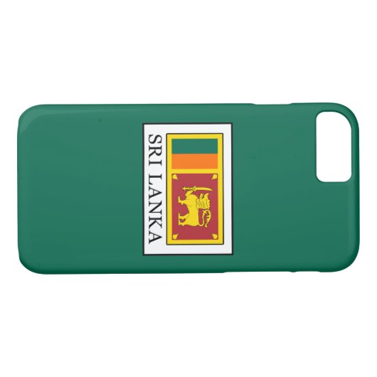 Sri Lanka Case-Mate iPhone Case (Achterkant (Horizontaal))