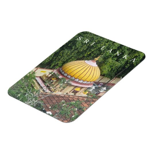 Sri Lanka Colombo tempel uitzicht magneet (Linkerzijde)