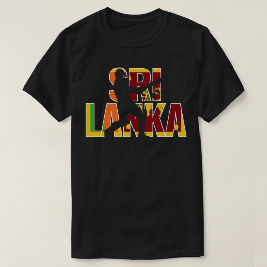 Sri Lanka Cricket Kit Jersey Gift Lankan Fan 2020 T-shirt (Design voorkant)