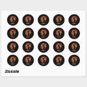 Sri Lanka Cricket  Ronde Sticker (Vel)