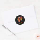 Sri Lanka Cricket  Ronde Sticker (Envelop)