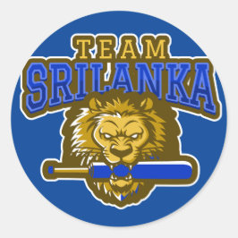 Sri Lanka Cricket Ronde Sticker