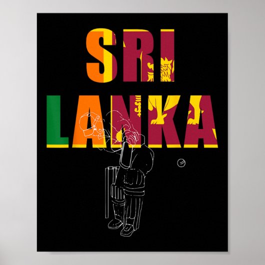 Sri Lanka Cricket Tsman  Poster (Voorkant)
