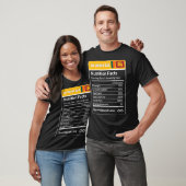 Sri Lanka Dad Nutrition Facts Vaderdag Gift D T-shirt (Unisex)