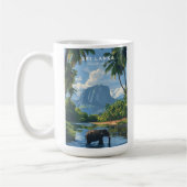 Sri Lanka Elephant Jungle Coffee Mug Koffiemok (Links)