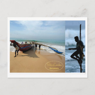 Sri Lanka Fisherman Briefkaart