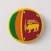 Sri Lanka Fisheye Flag Button (Voorkant)