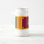 Sri Lanka Flag Bierpul (Voorkant links)