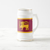 Sri Lanka Flag Bierpul (Voorkant rechts)