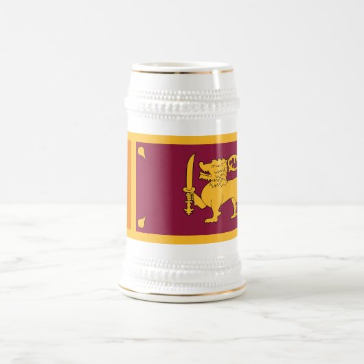 Sri Lanka Flag Bierpul (Center)