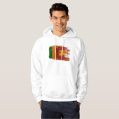 Sri Lanka Flag Hoodie (Voorkant volledig)