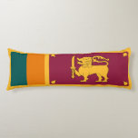 Sri Lanka Flag Lichaamskussen<br><div class="desc">Patriotic flag of Sri Lanka.</div>