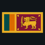 Sri Lanka Flag Perfect Poster<br><div class="desc">Patriotic flag of Sri Lanka.</div>
