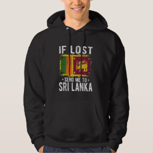 Sri Lanka Flag Souvenir - Als je verdwaald bent, s Hoodie