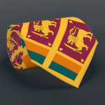 Sri Lanka Flag Stropdas<br><div class="desc">Patriotic flag of Sri Lanka.</div>