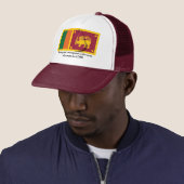 SRI LANKA Flag Trucker Pet (In situ)