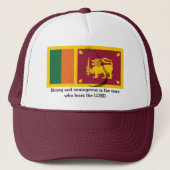 SRI LANKA Flag Trucker Pet (Voorkant)