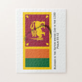 SRI LANKA | Gezegende natie | SRI LANKAN FLAG Legpuzzel (Verticaal)