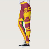 Sri Lanka Island - Lion flag Leggings (Links)