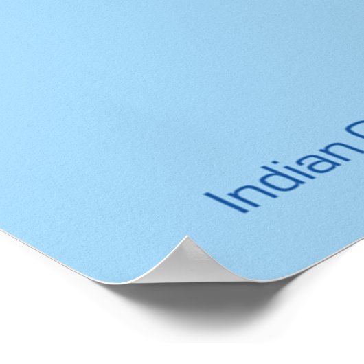 Sri Lanka-kaart Poster (Hoek)