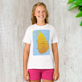 Sri Lanka-kaart T-shirt