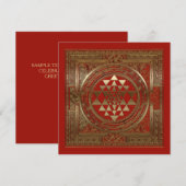 Sri Lanka - Kaart, uitnodiging, begroeting Kaart (Voorkant / Achterkant)