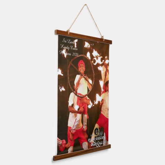 Sri Lanka Kandy Esala Perahera 2020 Hangend Wandkleed (Gebogen)