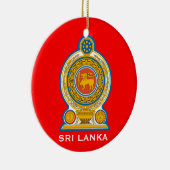 SRI LANKA* Keramisch kerstversiering Keramisch Ornament (Rechts)