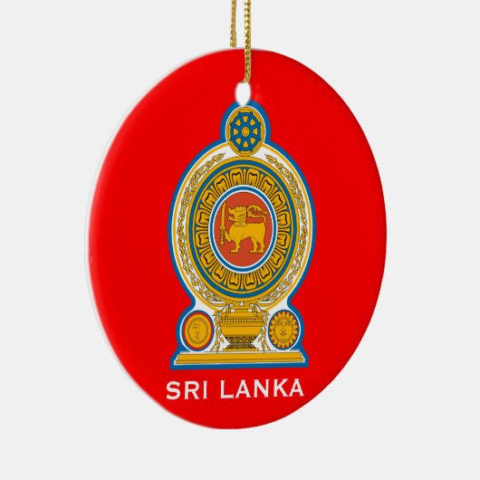 SRI LANKA* Keramisch kerstversiering Keramisch Ornament (Rechts)