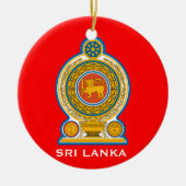 SRI LANKA* Keramisch kerstversiering Keramisch Ornament (Voorkant)