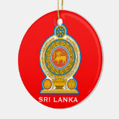 SRI LANKA* Keramisch kerstversiering Keramisch Ornament (Links)
