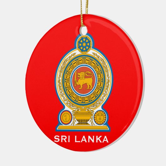 SRI LANKA* Keramisch kerstversiering Keramisch Ornament (Links)