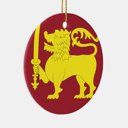 Sri Lanka Keramisch Ornament (Rechts)