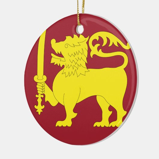Sri Lanka Keramisch Ornament (Links)