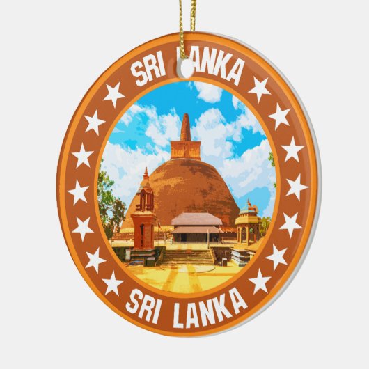 Sri Lanka Keramisch Ornament (Links)