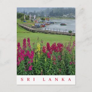 Sri Lanka Lake Gregory uitzicht briefkaart