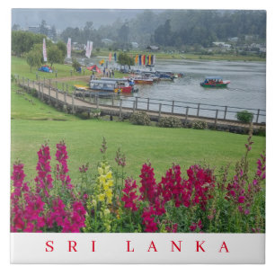 Sri Lanka Lake Gregory uitzicht keramische tegel Tegeltje