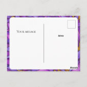 Sri Lanka Lotus Bloem Schilderij Briefkaart (Achterkant)