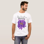 Sri Lanka Lotus Bloem Schilderij T-shirt (Voorkant volledig)