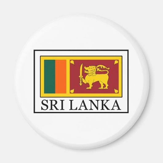 Sri Lanka Magneet (Voorkant)