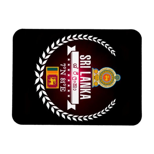 Sri Lanka Magneet (Horizontaal)